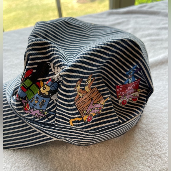 Walt Disney World /  Railroad Train Hat / Toddler
Size Pixar Disney Blue Stripe - Picture 2 of 7